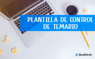 Descargar plantilla de control de temario en PDF